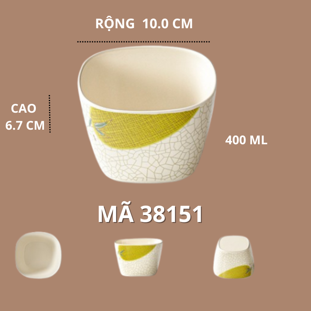 Âu Vuông Phíp Hoạ Tiết Lá Tre Phong Cách Truyền Thống Nhật Bản 38151