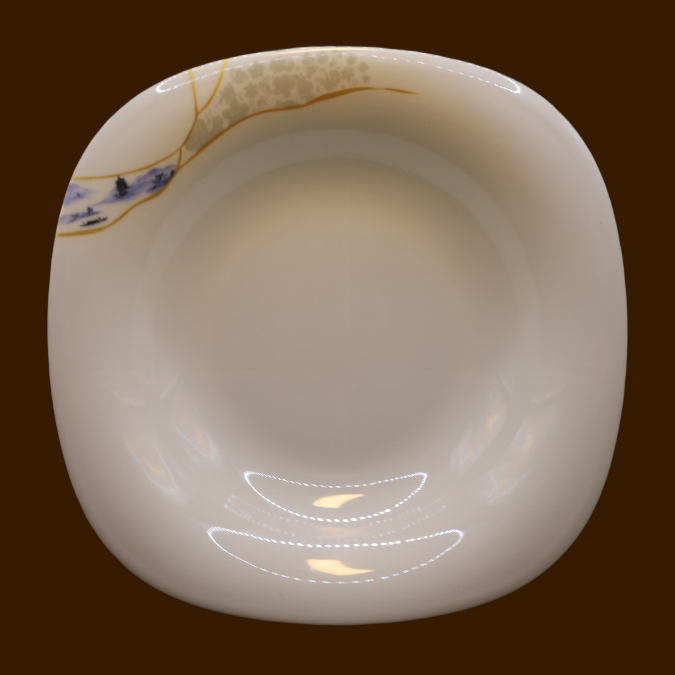 Đĩa Phíp Hoa Phương Đông Bo Melamine Cao Cấp A109-9