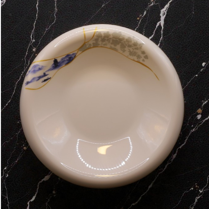 Đĩa Bồng Hoa Quả Phương Đông Tròn Sâu Melamine Cao Cấp 326-9