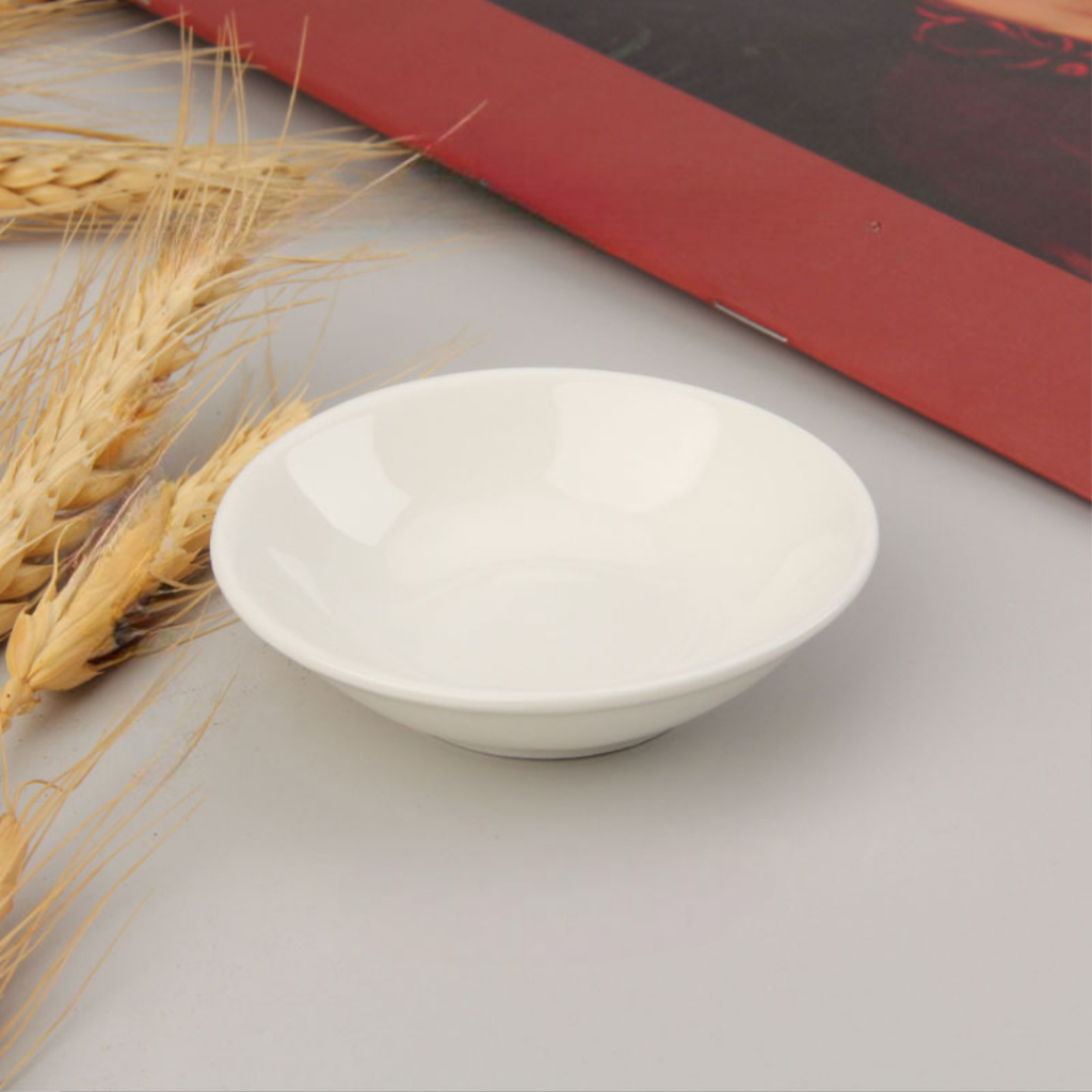 Bát Chấm Tròn Phíp Trắng Cao Cấp Melamine A5 528
