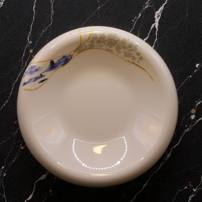 Đĩa Hoa Phương Đông Tròn Melamine Cao Cấp B037-10